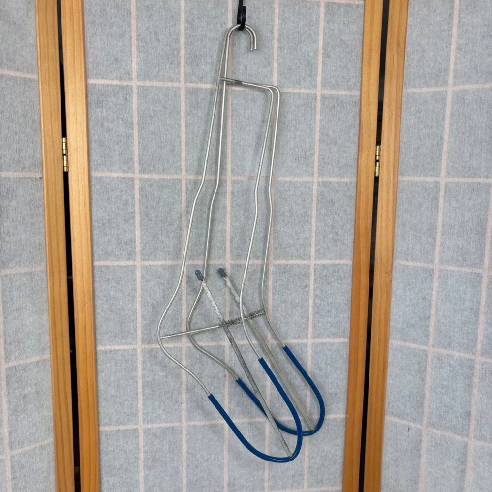 Vintage Lee Rowan Metal Sock Hanger Boots Dryer Rack Adjustable Set